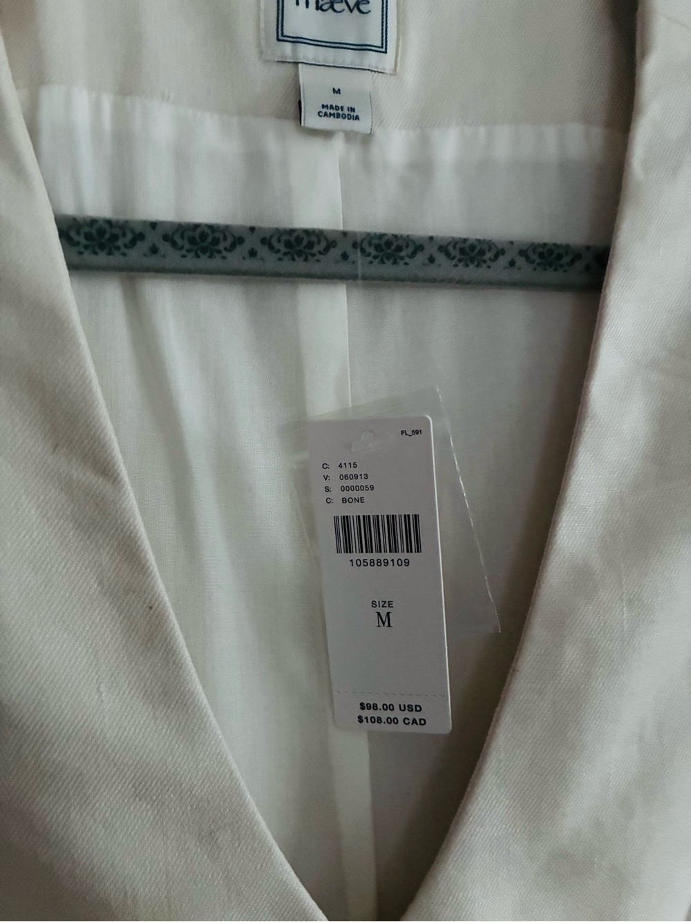 Leona European Stretch Linen Vest - Picture 7 of 12